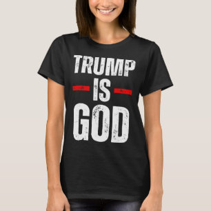 Camiseta Trump é Deus Engraçado Trump é Deus