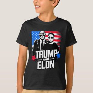 Camiseta Trump E Elon 2024 Eleição Presidencial Americana