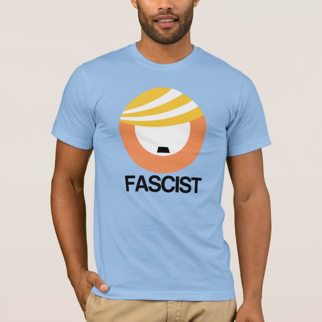 Camiseta Trump é fascista (Frente)
