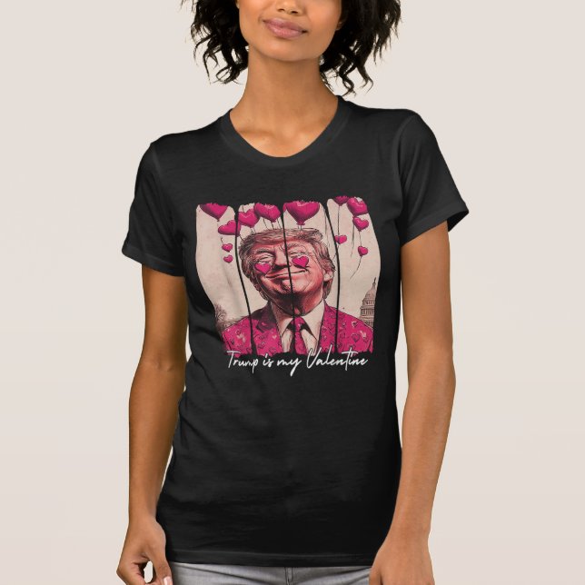 Camiseta Trump É Meu Namorados, Engraçado, Namorados De Tre (Frente)