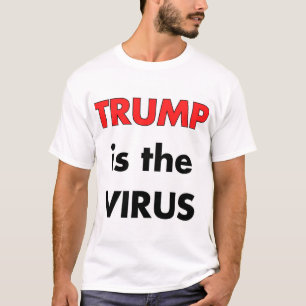 Camiseta Trump é o vírus Biden é a vacina