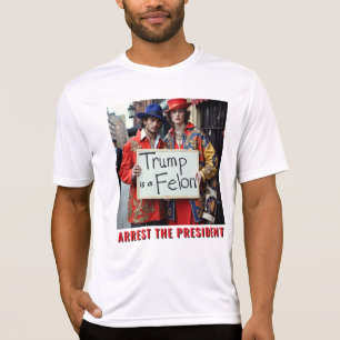 Camiseta Trump é um Felon Prisão do Presidente