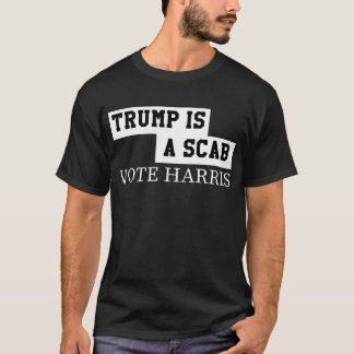 Camiseta Trump é um harris de votos