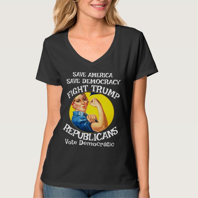 Camiseta Trump é um lixo (Frente)