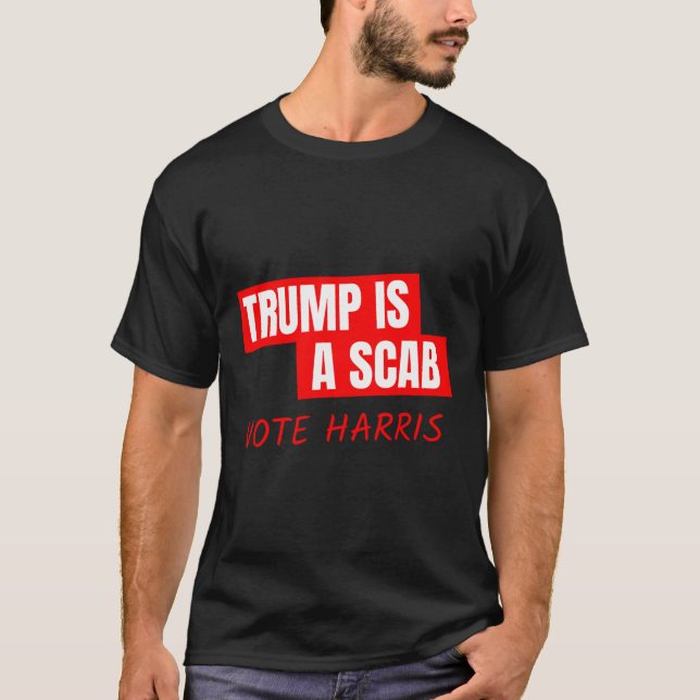 Camiseta Trump É Um Voto De Cabra Harris (Frente)