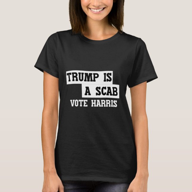Camiseta Trump É Um Voto De Cabra Harris (Frente)