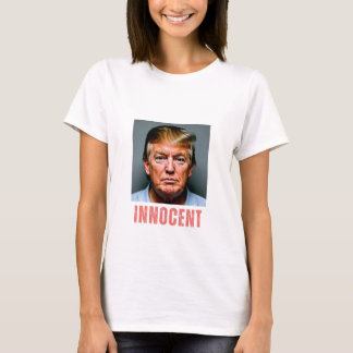 Camiseta Trump é uma mulher inocente