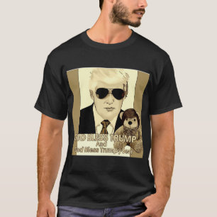 Camiseta Trump e Urso de Trumpy do Deus abençoe