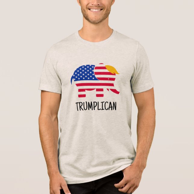 Camiseta Trump Election 2024 Trumplican Novelty (Frente)