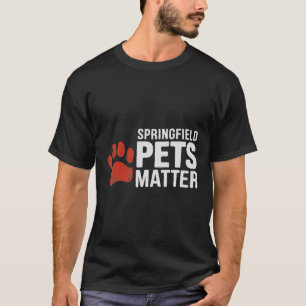 Camiseta Trump Eles Estão Comendo Os Cães Gatos Springfield