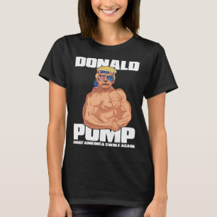 Camiseta Trump Engraçado 4 de julho Donald Pump