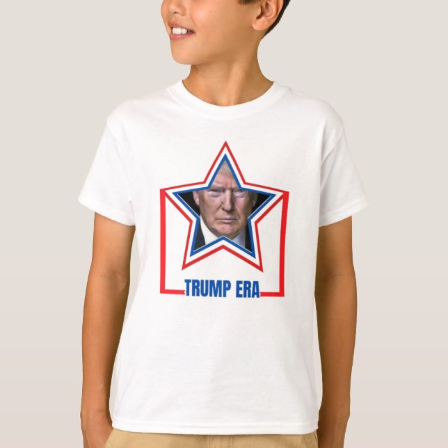 Camiseta trump era vote foto-boy (Frente)