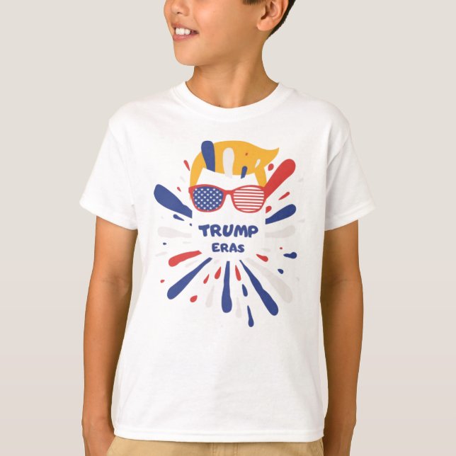 Camiseta trump eras vota garoto (Frente)
