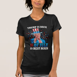 Camiseta Trump está de volta 4 de julho está Excelente nova