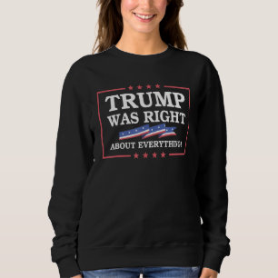Camiseta Trump Estava Certo Sobre Tudo Pro América Engraçad