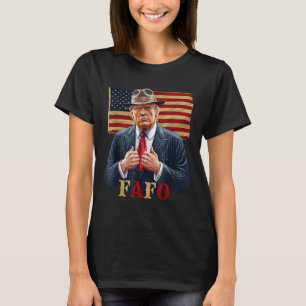 Camiseta Trump Fafo F Por Volta Descubra A Vintagem Do Sina