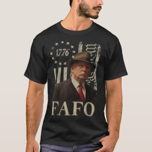 Camiseta Trump Fafo, Funny Fafo Trump American Flag