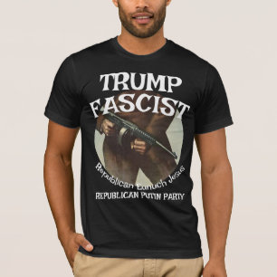 Camiseta Trump Fascista Bolsinho de Pus Republicano Jesus