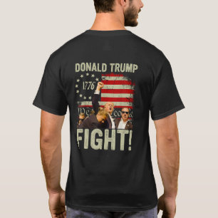 Camiseta Trump Fight Fight Fight (nas costas)
