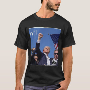 Camiseta Trump Fight Pensilvânia Shoting Ative (Ativo)