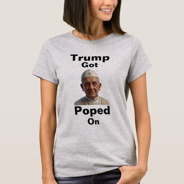 Camiseta Trump Foi Papado (Frente)