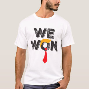 Camiseta Trump ganhamos Trump 47º Presidente vencendo eleiç
