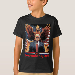 Camiseta Trump Ganhou A Ascensão Ss Cute Snix Paguda 2025 D