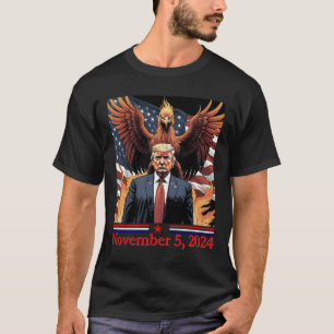 Camiseta Trump Ganhou A Ascensão Ss Cute Snix Paguda 2025 D