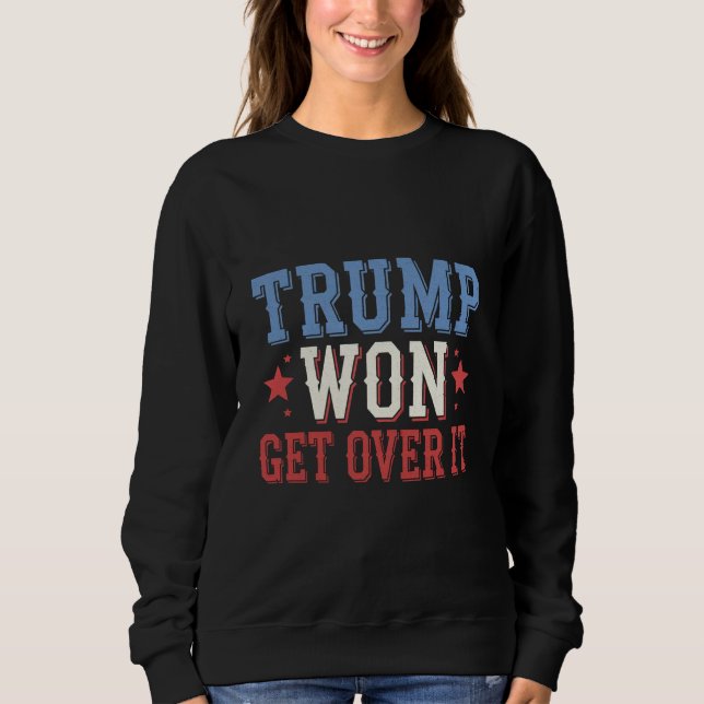 Camiseta Trump Ganhou Aceite Isso 2024 (Frente)