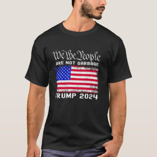 Camiseta Trump Garbage Nós as Pessoas não são lixo