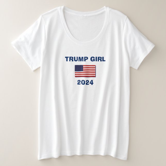 CAMISETA TRUMP GIRL 2024 (Frente do Design)