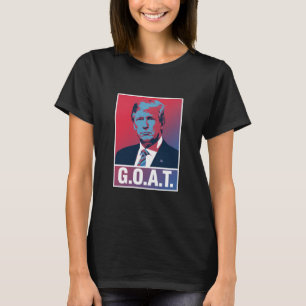 Camiseta Trump GOAT Eleição 2024 Republicano Vintage