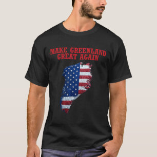 Camiseta Trump Groelândia - Bandeira dos Estados Unidos Tor