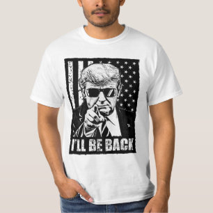 Camiseta Trump I'Be Back- pro trump 2024 anti Biden