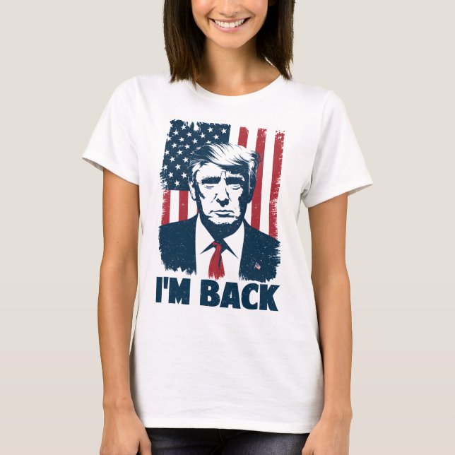 Camiseta Trump I'm Ck Presidente 47th US Flag 2024 Support (Frente)