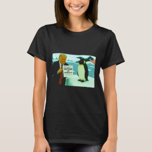Camiseta Trump Impõe Tarifa Sobre Pinguim Política Irônica