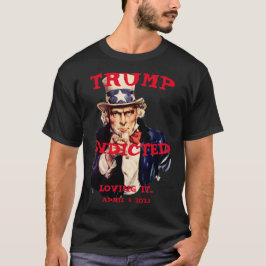 Camiseta Trump Indiciado Terça-feira 2023 Tio Sam