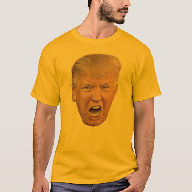 Camiseta Trump Laranja Zangado (Frente)