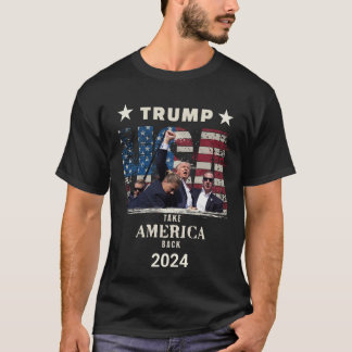 Camiseta Trump leva a América de volta