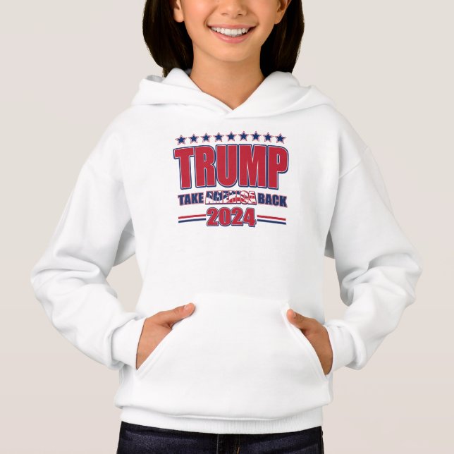 Camiseta Trump leva a América de volta (Frente)