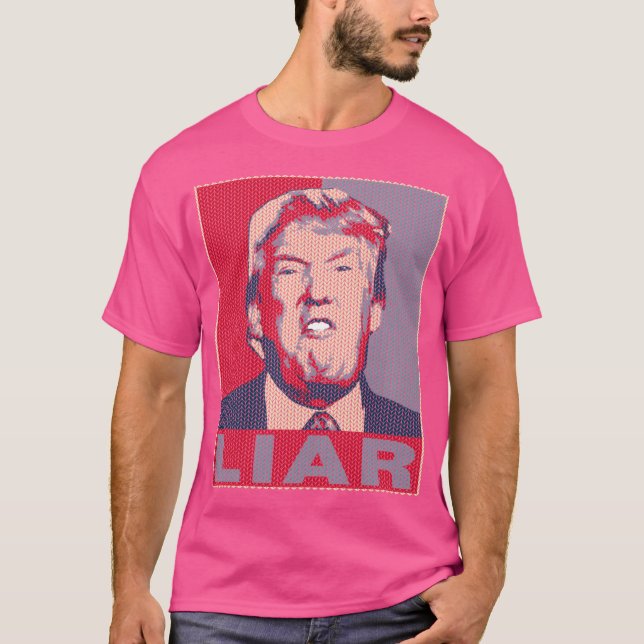 Camiseta Trump Liar Ugly Christmas (Frente)