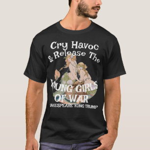 Camiseta Trump Liberta Meninas Menores de Idade Guerra Arma