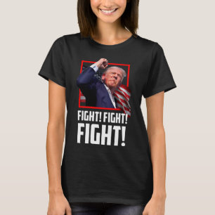 Camiseta Trump Luta Combatendo Combatentes Apoiadores Ameri
