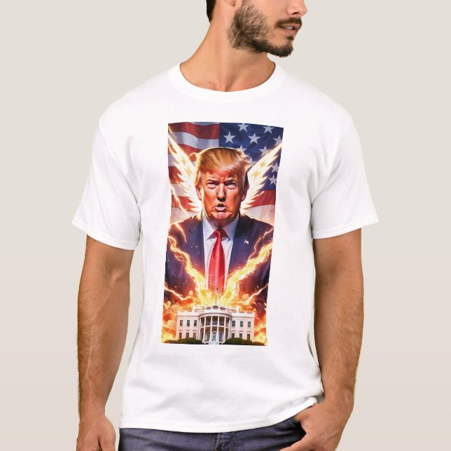 Camiseta Trump MAGA 2024 Save America (Frente)