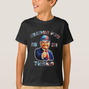 Camiseta Trump Maga Eu estou votando negócios para Trump 20