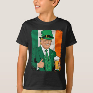 Camiseta Trump Make Dia de São Patrício Excelente Novamente