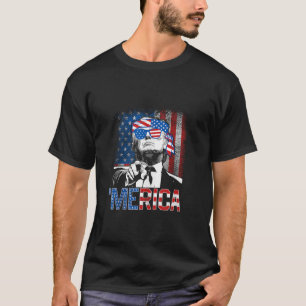 Camiseta Trump Merica 4 De Julho 47 Presidente Americano F