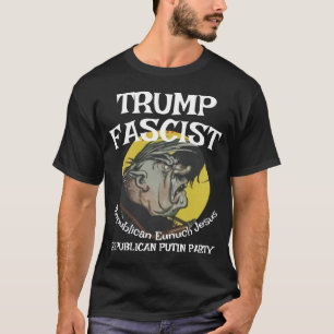 Camiseta Trump Messias Fascista Salvador Republicano Jesus