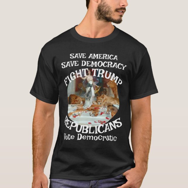 Camiseta Trump Michigan MI Estado (Frente)