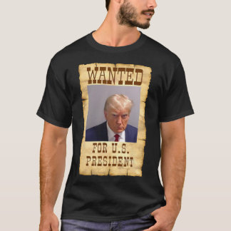 Camiseta Trump Mug Shot Desejado Para Os Eua. Presidente 20